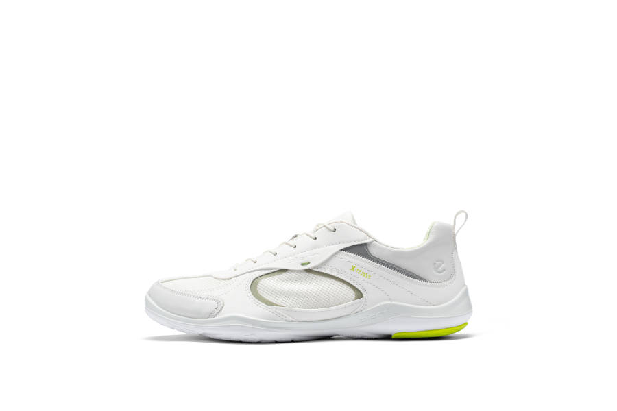 Ecco Biom LITE TR Casual Shoes Women's Low Top White & Yellow & Gray Multicolor