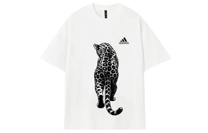 Adidas Adidas MUST HAVES T Shirts Unisex Ecru Crew Neck Thin