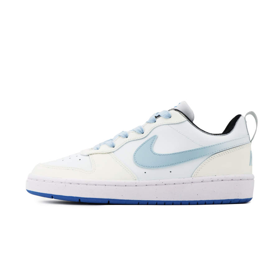 Nike Nike Court Borough Slip Resistant Cushioning Lightweight Low top Skateboard Shoes Unisex Beige Blue