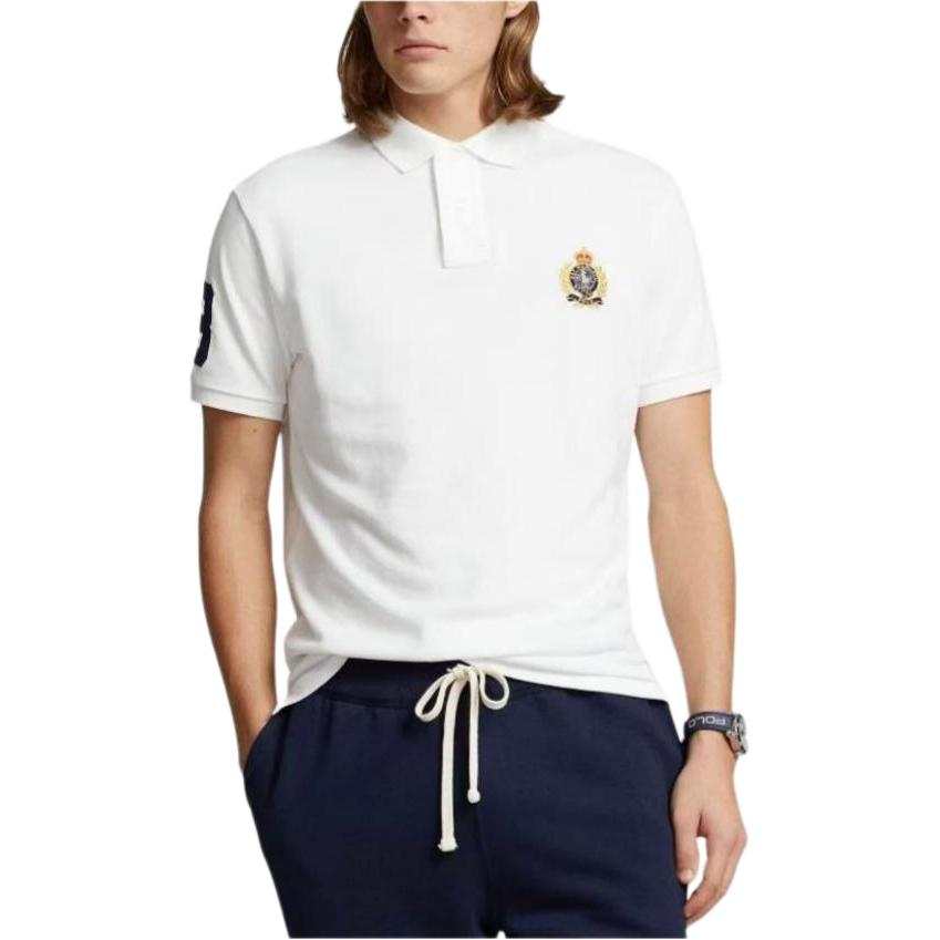 Polo Ralph Lauren Polo Shirts Men's White Polo Collar Moderate