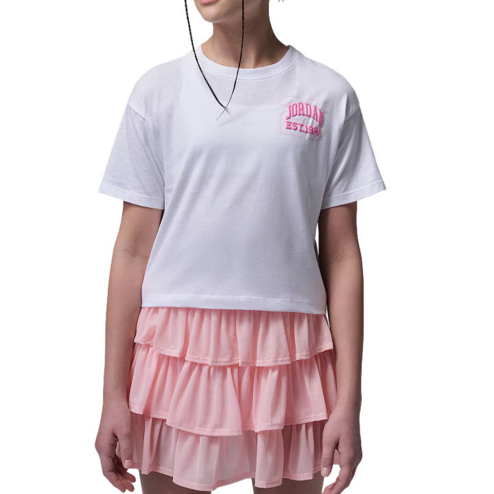 Jordan Jordan T Shirts Women's White Crew Neck