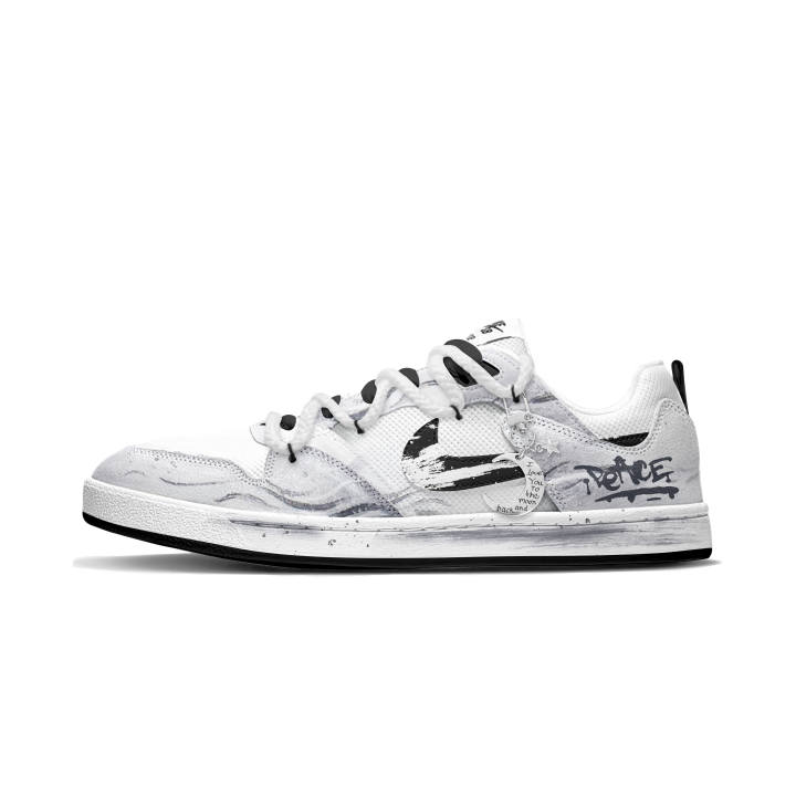 Nike Nike SB Alleyoop Skateboard Shoes Unisex Low Top Black/White/Gray/Silver