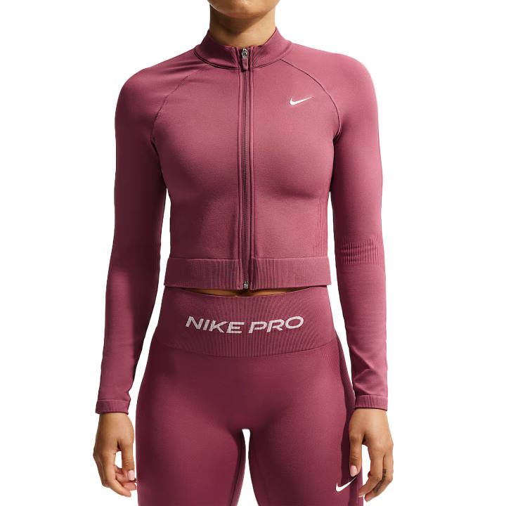 Nike Nike Jackets Women's Pink Smoke/White Stand Collar Moderate