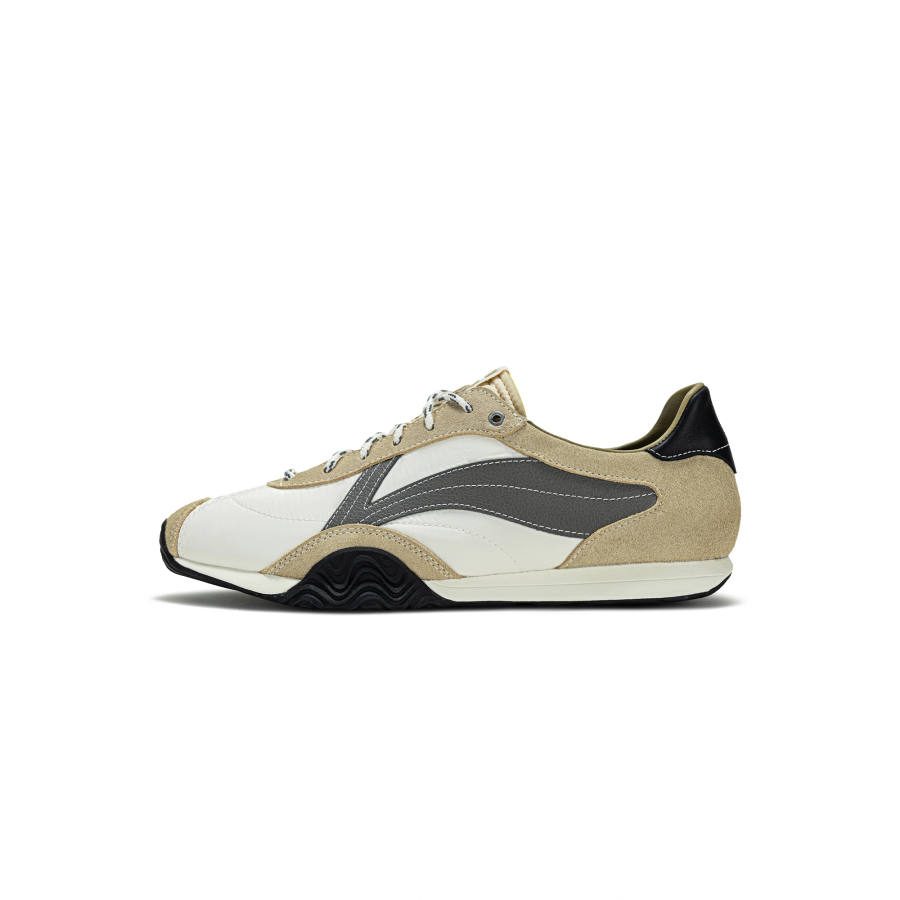 Li-Ning Li Ning Casual Shoes Men's Low Top Plain Khaki Brown