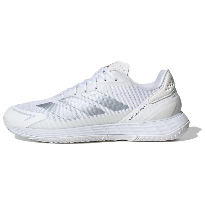 Adidas Adidas DEFIANT SPEED 2 Tennis Shoes Unisex Low Top Cloud White/Tech Gray Metallic