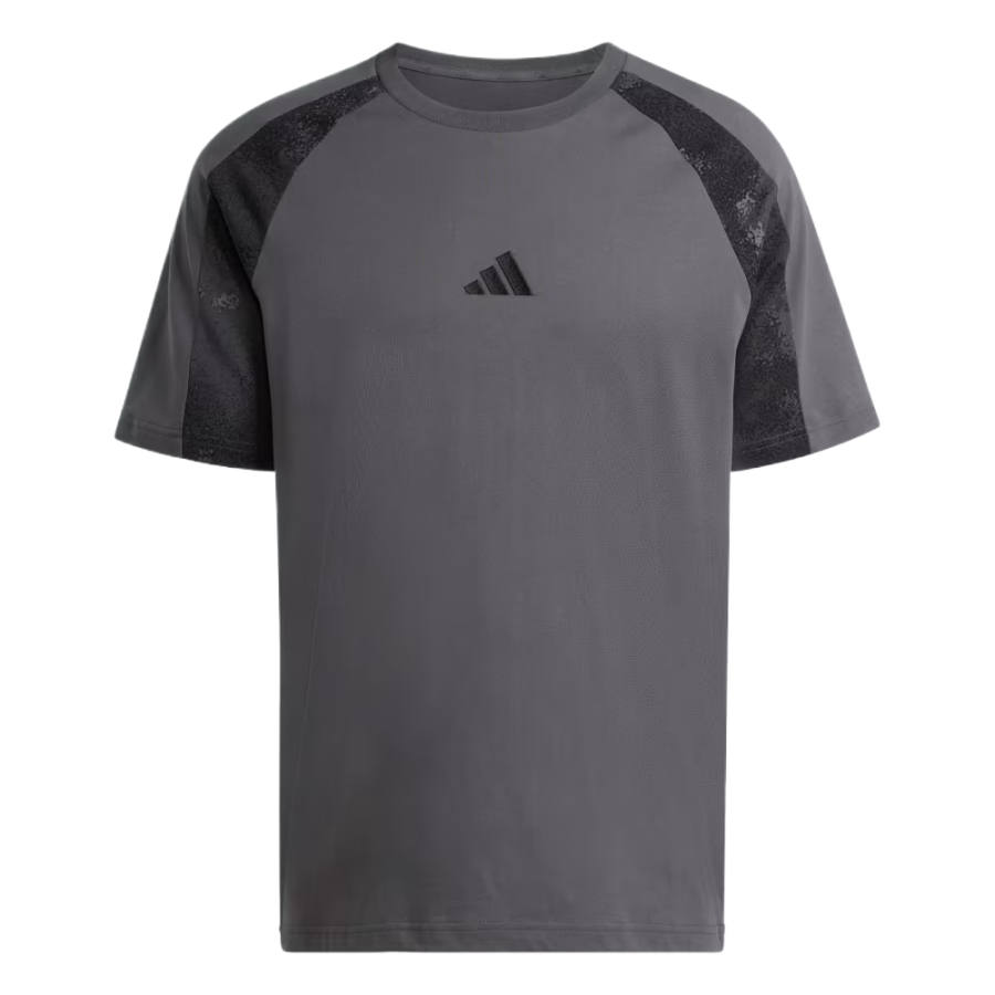 Adidas Adidas Sportswear T Shirts Men's Gray/Multicolor Crew Neck Moderate