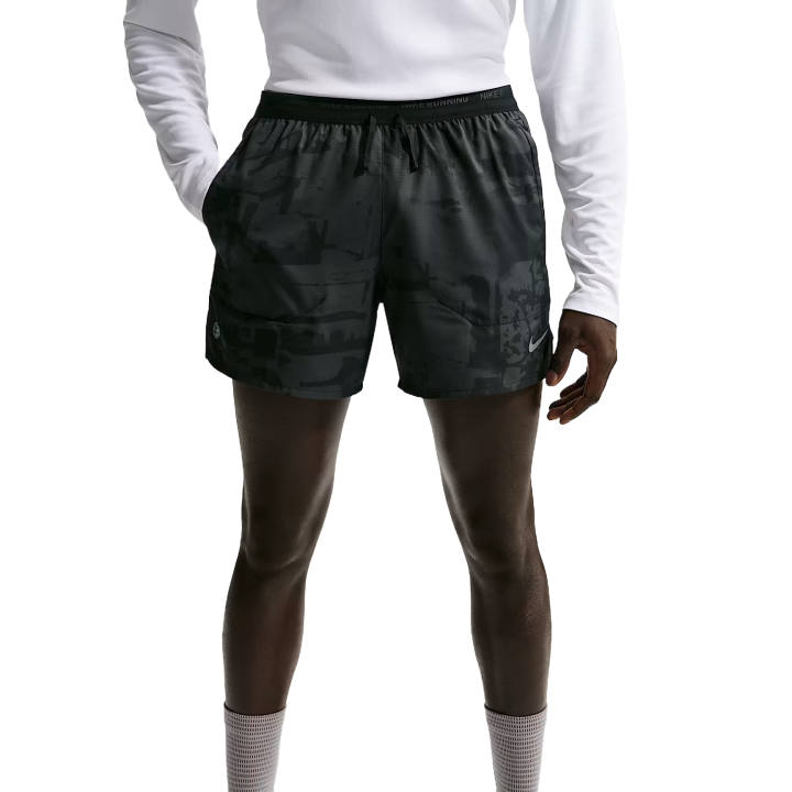 Nike Nike Running Shorts Men's Charcoal Gray/Black/Palace Blue Moderate