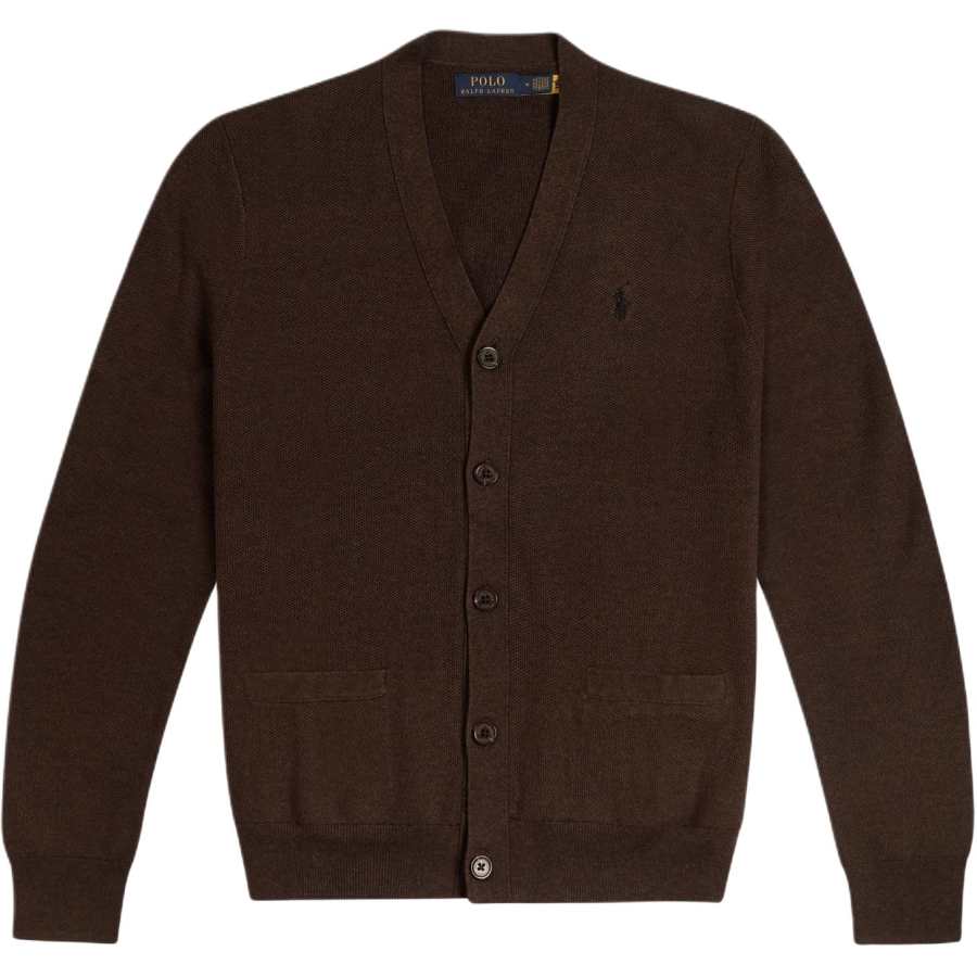 Polo Ralph Lauren Knitwear Men's Brown V Neck Moderate