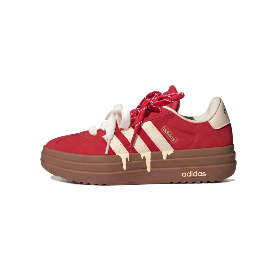 Adidas Adidas VL Court Bold German Army Trainers Women's Low Top Red/White/Beige