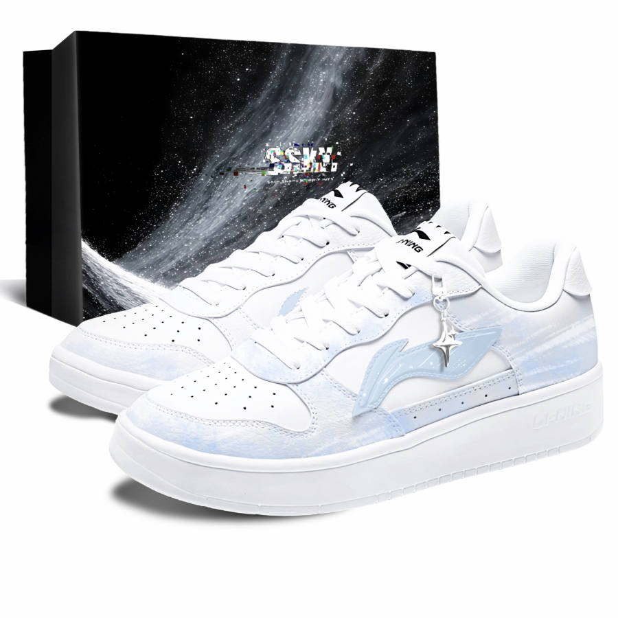 Li-Ning Li Ning Floating Boat Skateboard Shoes Men's Low Top Blue/White