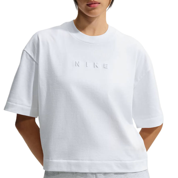 Nike Nike Sportswear T Shirts Women's White Crew Neck Moderate
