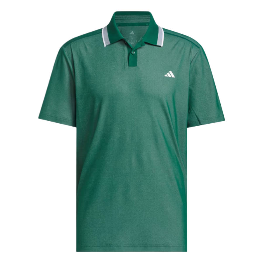 Adidas Adidas Ultimate365 Golf Clothing Men's Preppy Green Polo Collar Moderate