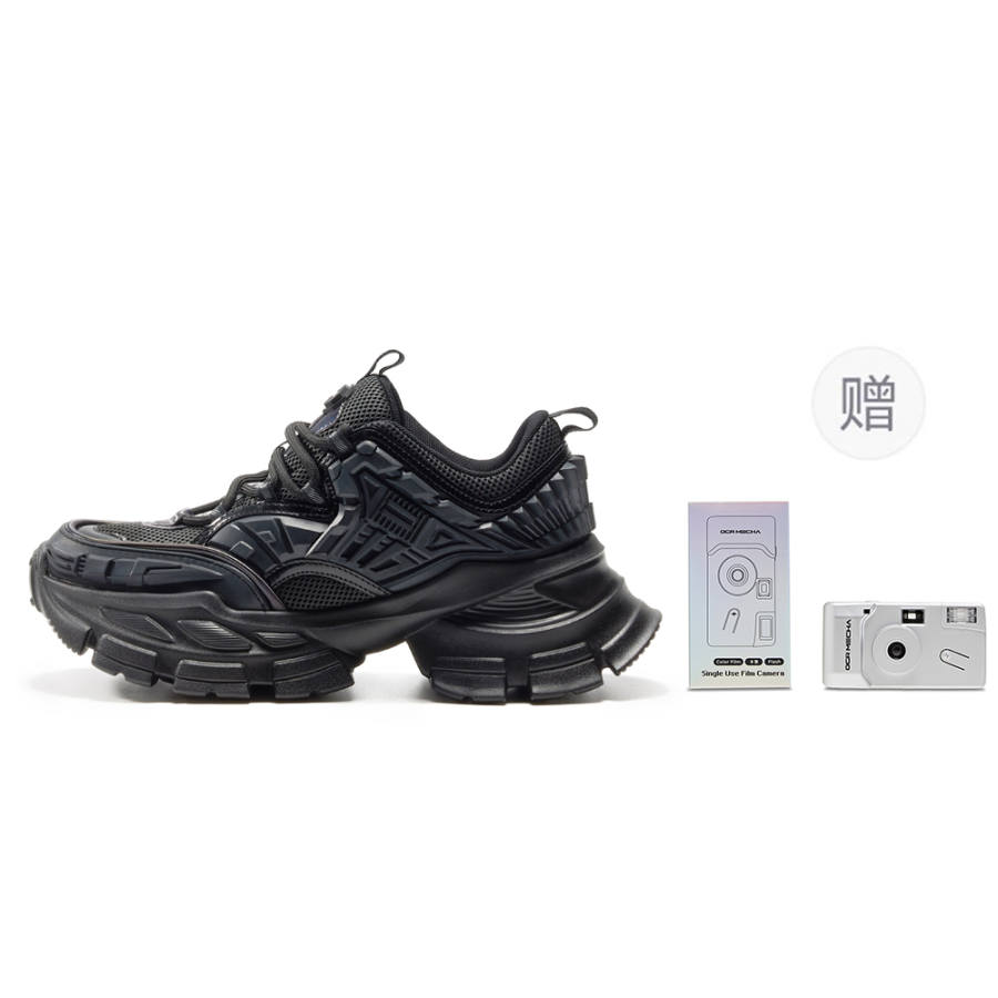 OGR OGR Universe Carbon Blade Collection Low top Chunky Sneakers Unisex Black Warrior OG Basic
