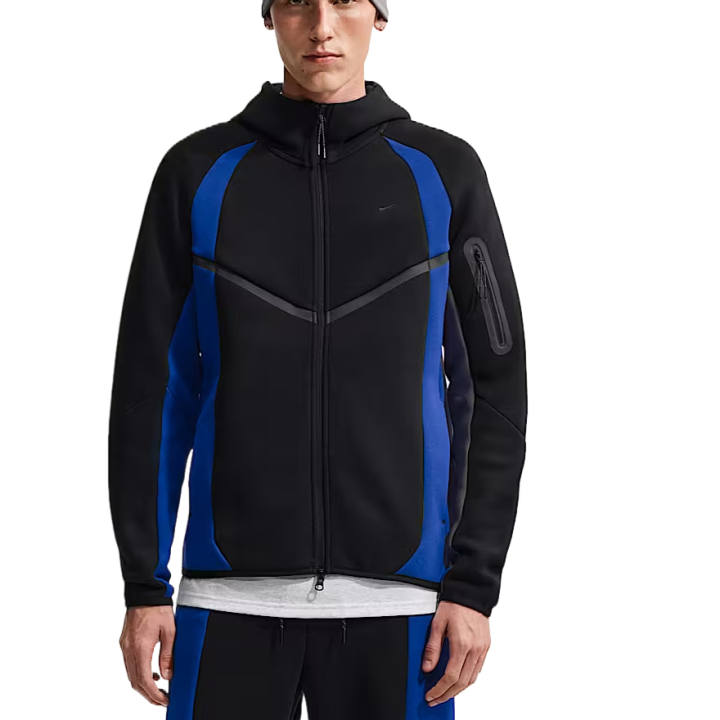 Nike Nike Jackets Men's Black/Royal Blue/Black Hooded Non Detachable Moderate