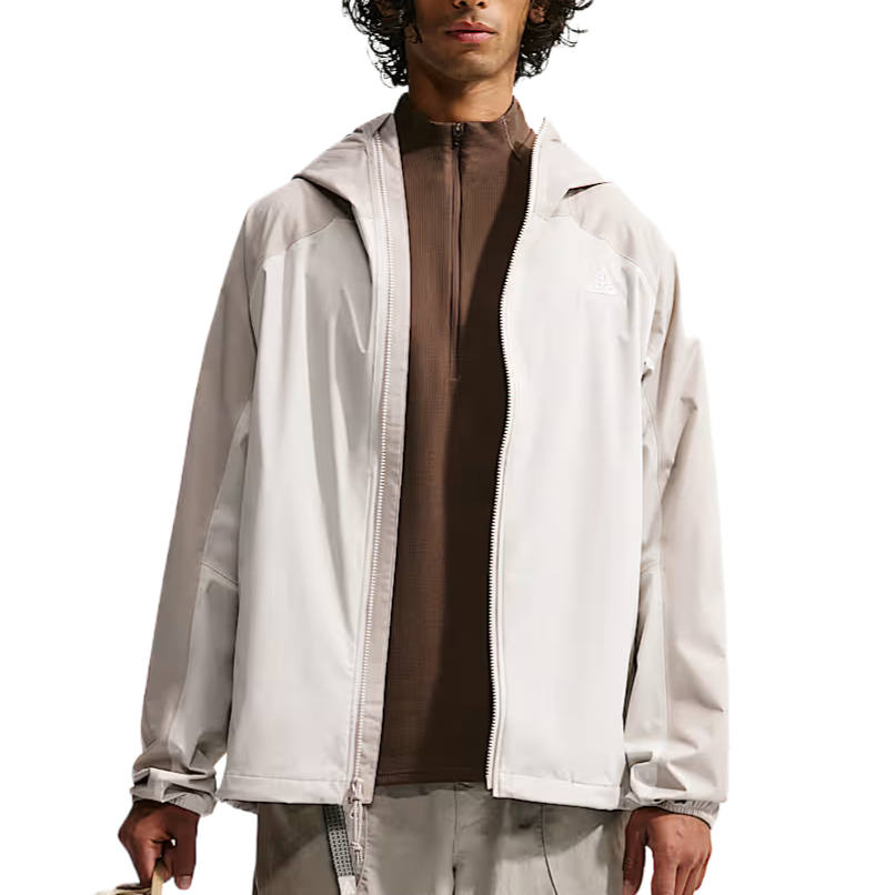 Nike Nike Jackets Men's Cream II/Light Orewood Brown/Light British Tan/Peak White Hooded Non Detachable Moderate