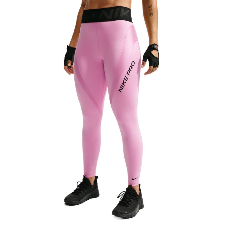 Nike Nike Sports Pants Women's Pink/Black/Black Moderate