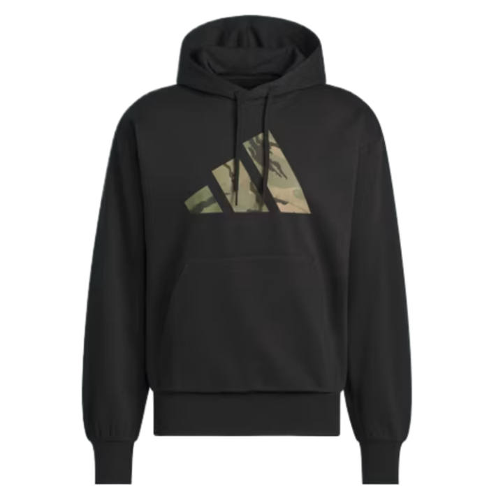 Adidas Adidas Sweatshirts Men's Black Hooded Non Detachable Moderate