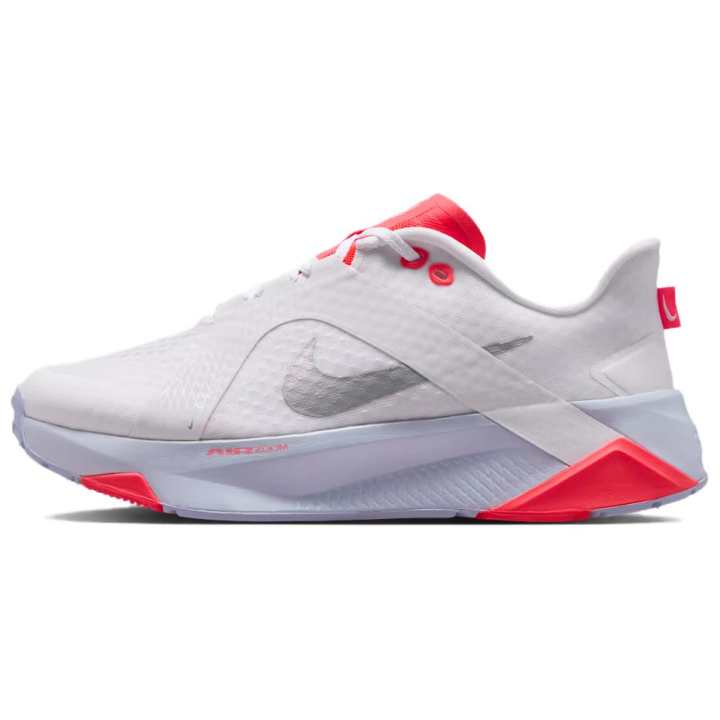 Nike Nike Running Shoes Women's Low Top White/Laser Dark Red/Soccer Gray/Metallic Silver