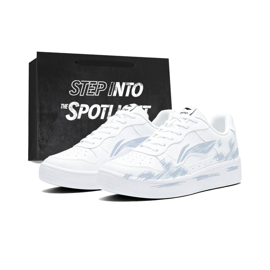 Li-Ning Li Ning Floating Boat Skateboard Shoes Unisex Low Top Blue Gray