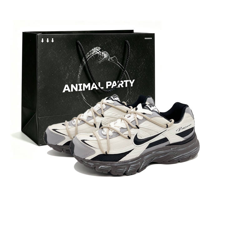 Nike Nike Initiator Running Shoes Unisex Low Top Beige Gray