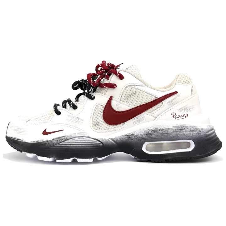 Nike Nike Air Max Furiosa Running Shoes Unisex Low Top White, Black, Red