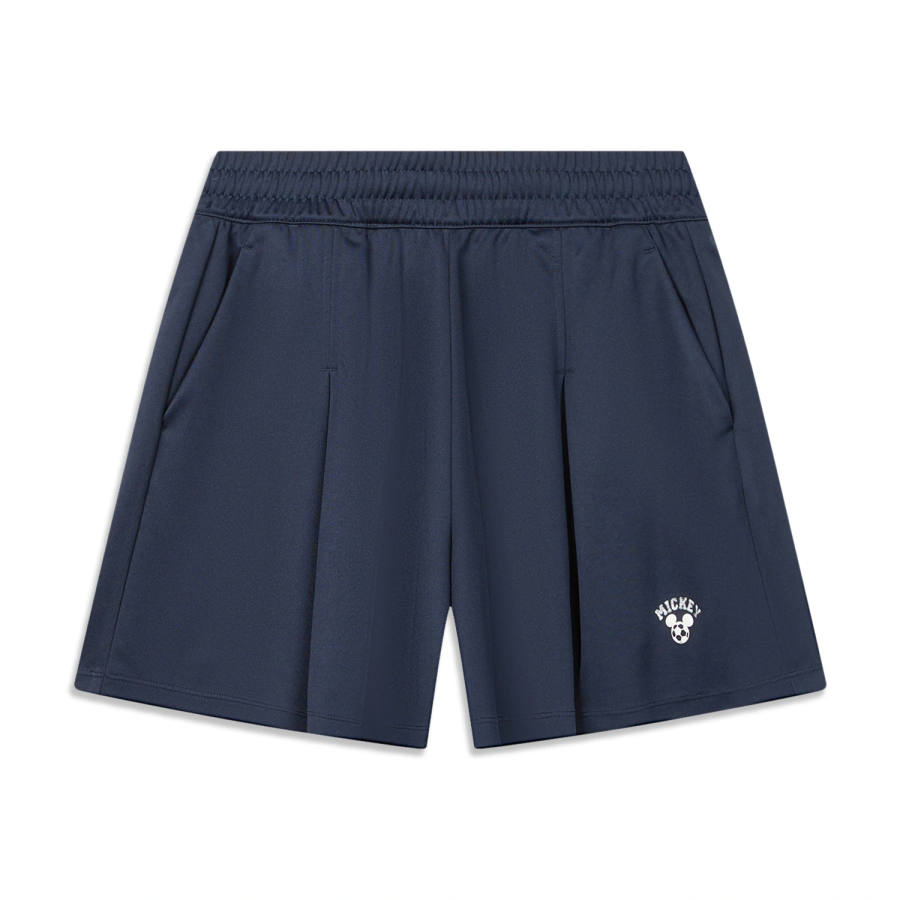 Li-Ning Li Ning Sports Life Collection Casual Shorts Women's Outer Space Blue Moderate