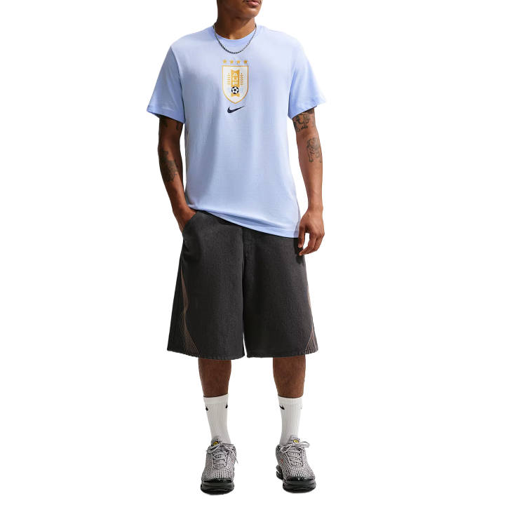 Nike Nike T Shirts Men's Royal Tone Crew Neck Moderate