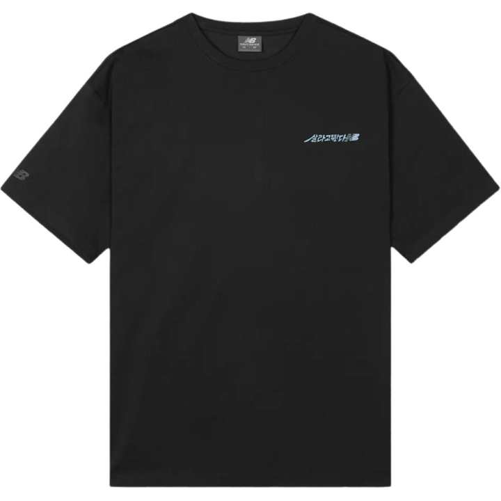 New Balance New Balance T Shirts Unisex Black Crew Neck