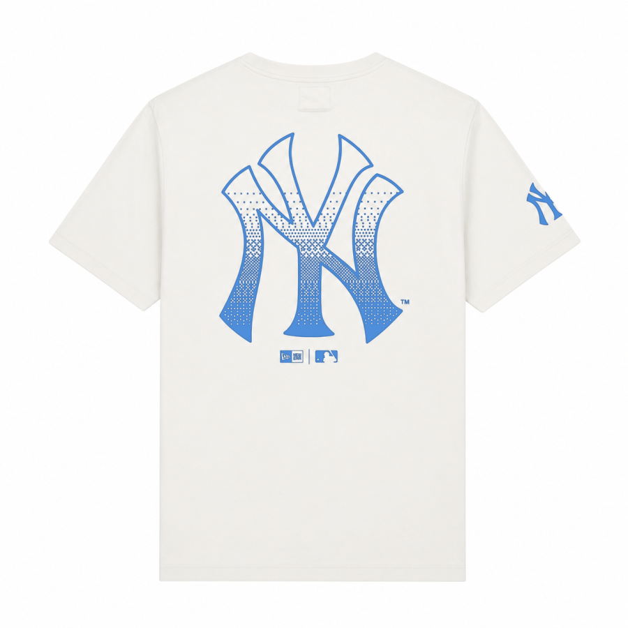 New Era T Shirts Unisex White Crew Neck Moderate Straight Fit