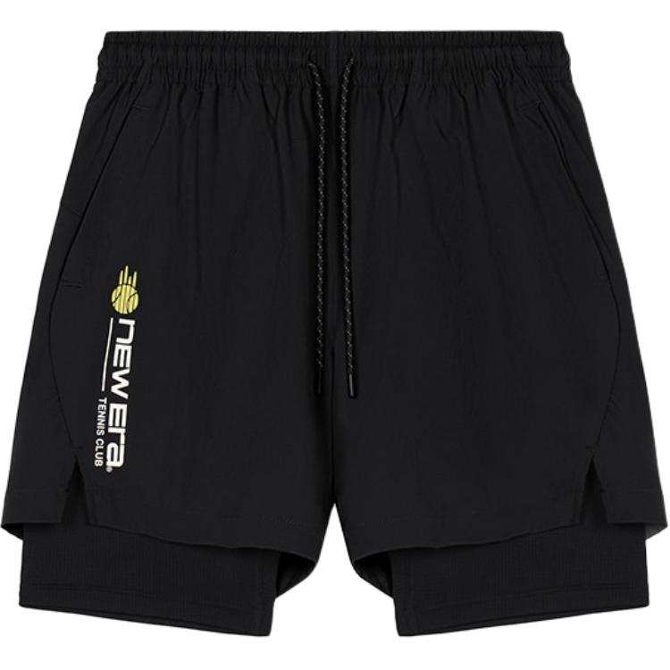 New Era Casual Shorts Unisex Black Moderate