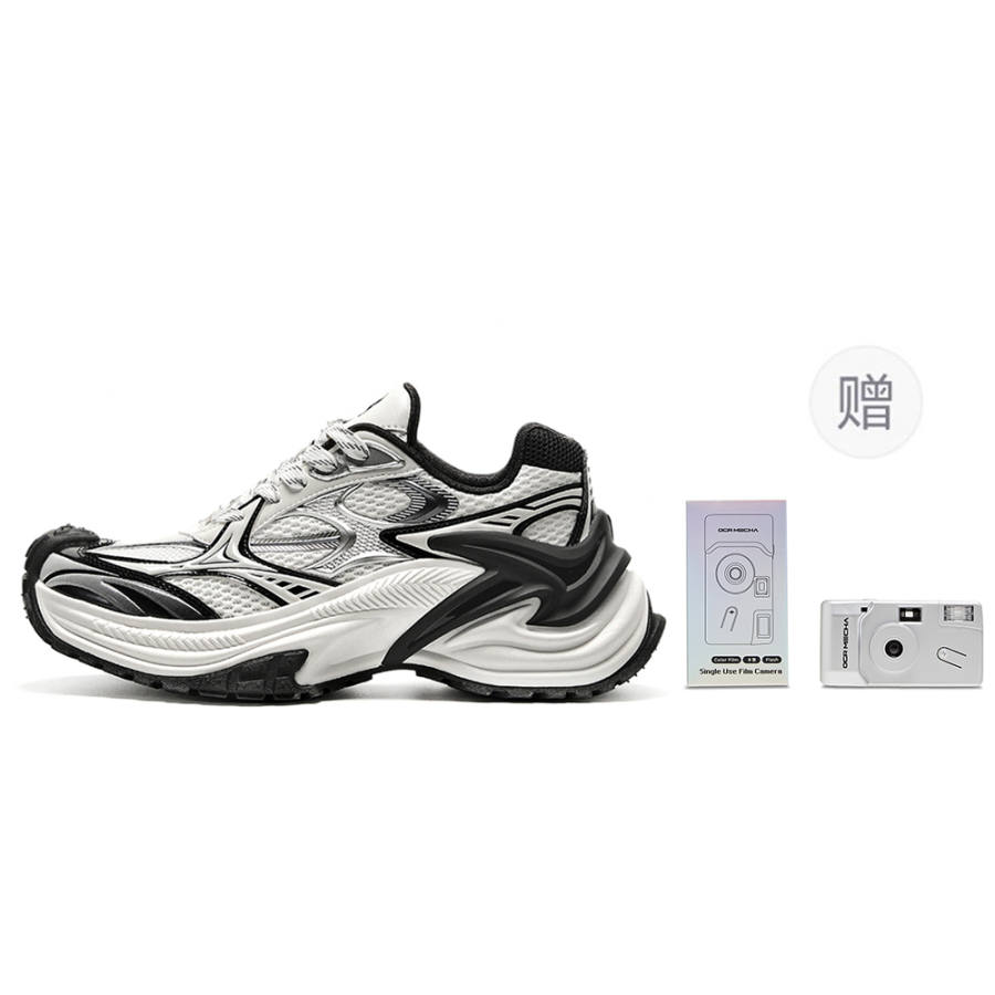 OGR Cobra Running Shoes Unisex Black White