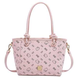 Sanrio Hello Kitty Pu Tote Bag, Shoulder Bag Medium Women's Pink