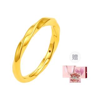ZHOU LIU FU [Infinite Love]Mobius Loop Plain Ring Couple Rings, Layering Everyday Business Casual Versatile Enjoyment