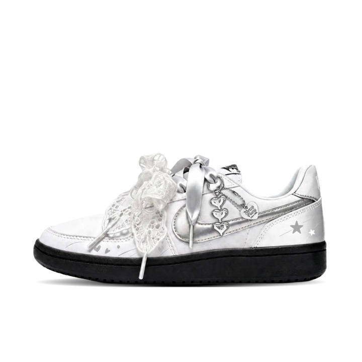 Nike Nike Field General Skateboard Shoes Women's Low Top White/Silver