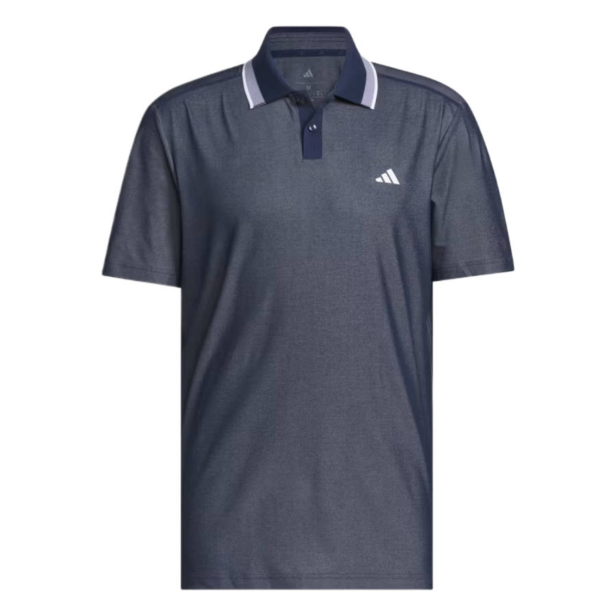 Adidas Adidas Ultimate365 Golf Clothing Men's Collegiate Marine Blue Polo Collar Moderate