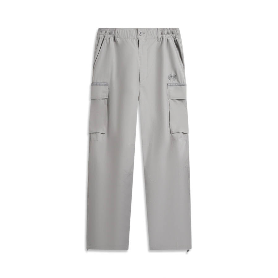 Li-Ning Li Ning Sports Life Collection Sports Pants Men's Lunar Surface Gray Moderate