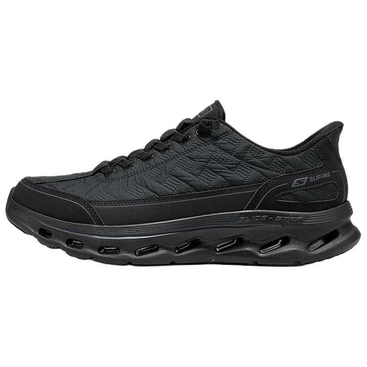 Skechers GO WALK GLIDE STEP 2.0 Walking Shoes Men's Low Top Black