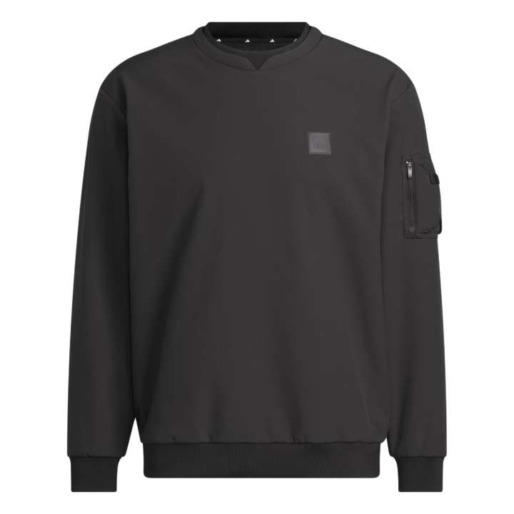 Adidas Adidas Performance Golf Clothing Men's Black Crew Neck Moderate