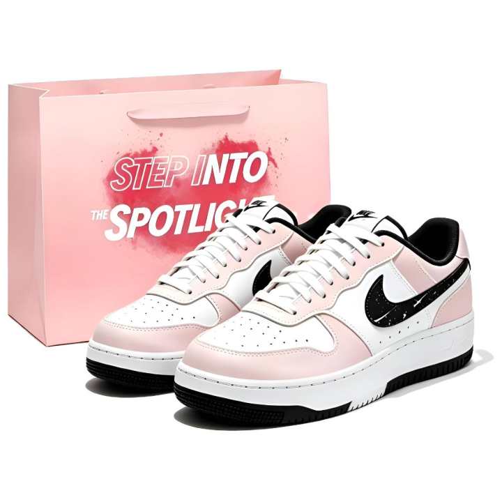 Nike Nike Air Force 1 Skateboard Shoes Unisex Low Top Pink, White