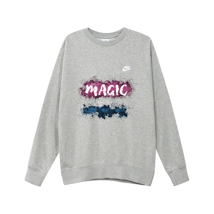 Nike Nike Sportswear Club Sweatshirts Unisex Light Gray Crew Neck Moderate