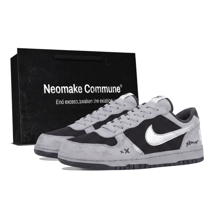 Nike Nike Big Skateboard Shoes Men's Low Top Light Mist Gray
