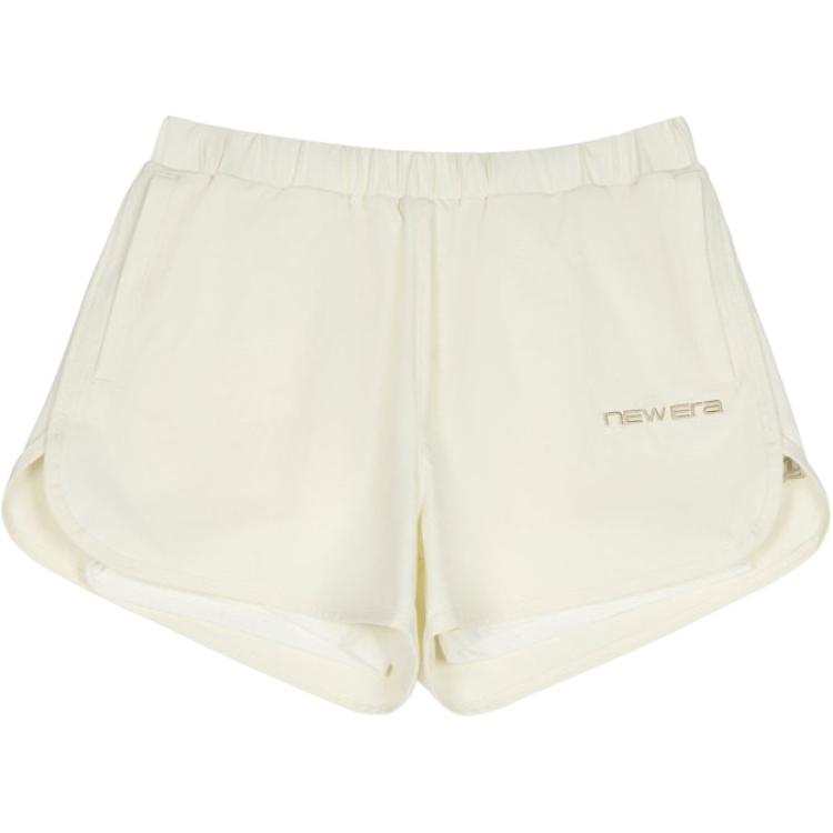New Era Casual Shorts Women's Ecru Moderate