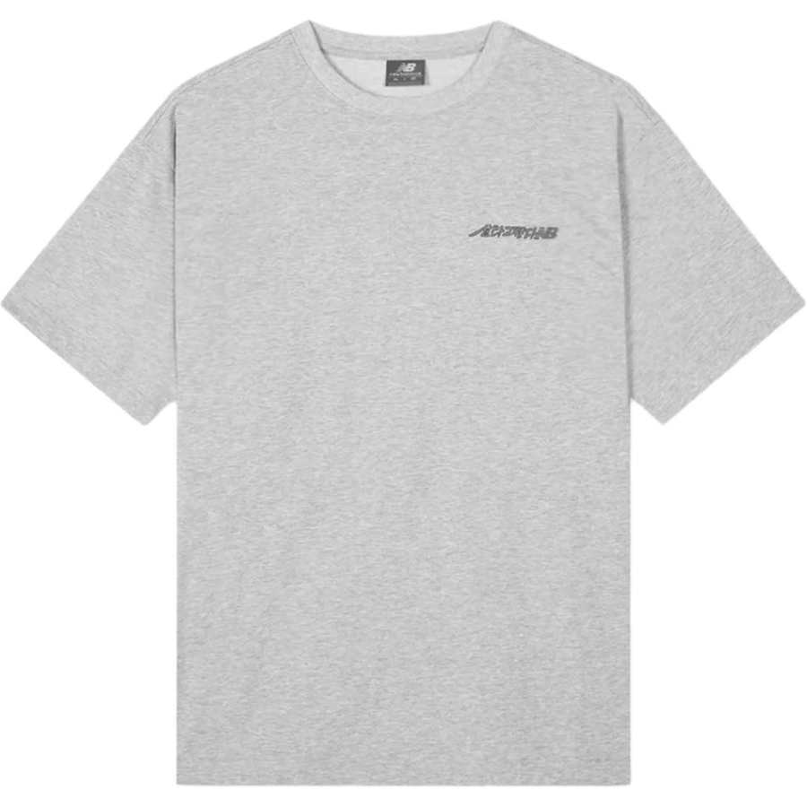 New Balance New Balance T Shirts Unisex Gray Crew Neck
