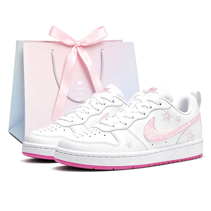 Nike Nike Court Borough Skateboard Shoes Women's Low Top Pink