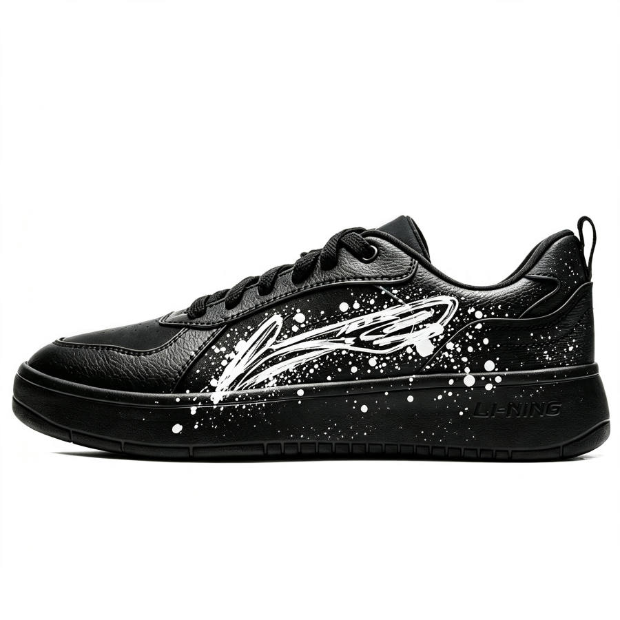 Li-Ning Li Ning Wheat Age Skateboard Shoes Men's Low Top White/Black