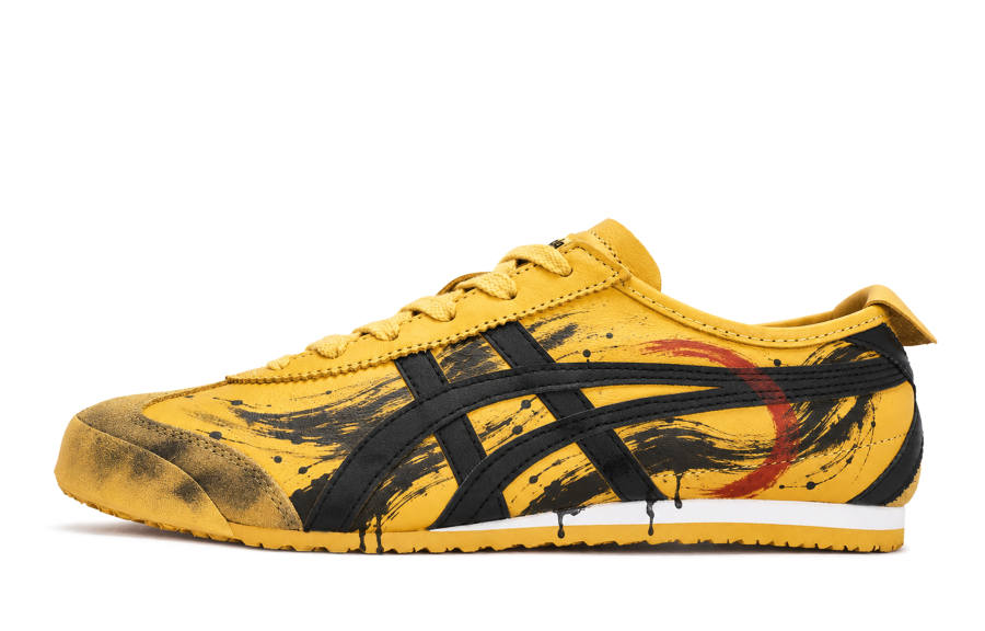 Onitsuka Tiger Mexico 66 Casual Shoes Unisex Low Top Black/Yellow