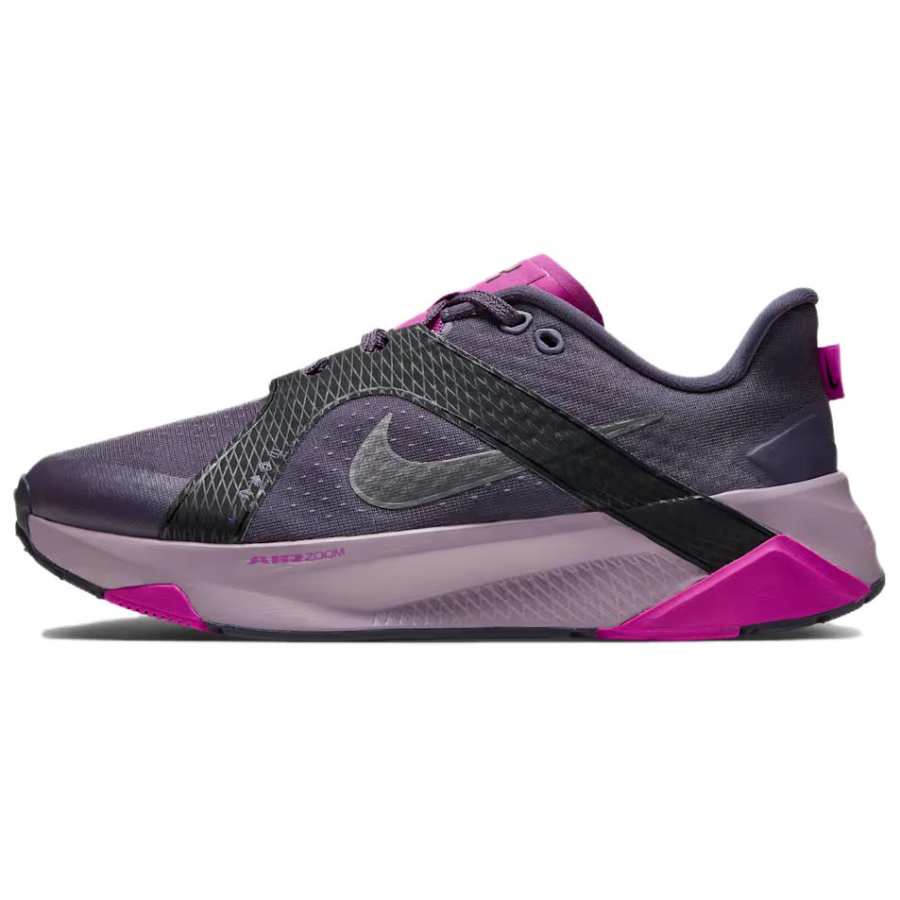 Nike Nike Running Shoes Women's Low Top Dark Grape Purple/Black/Electric Rose Red/Metal Dark Gray