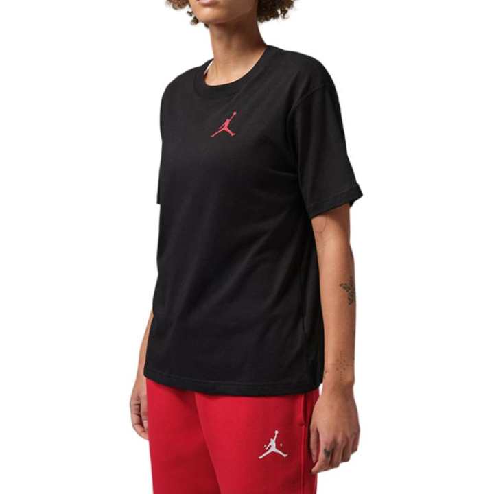 Jordan Jordan Jumpman T Shirts Women's Black Crew Neck