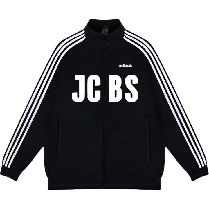 Adidas Adidas Jackets Men's Black Stand Collar Moderate Straight Fit
