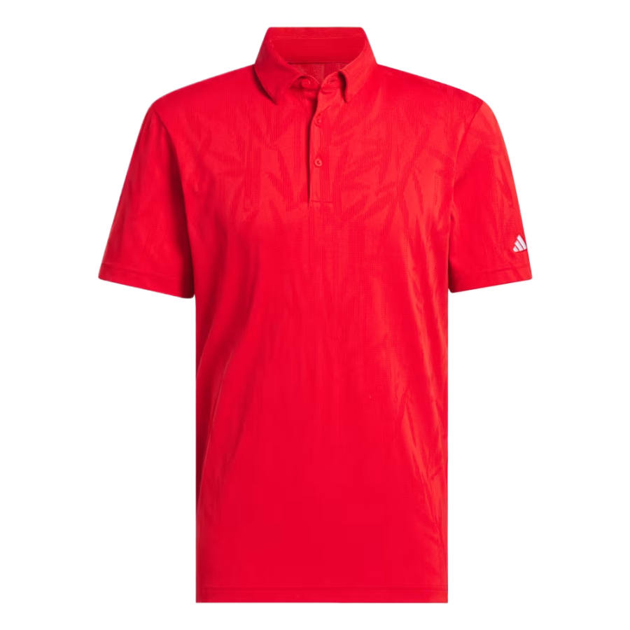 Adidas Adidas GO To Golf Clothing Men's Preppy Red Polo Collar Moderate